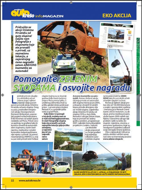 Auto Krešo - eko akcija -nagradni natječaj